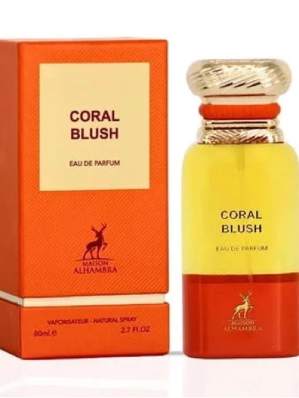Maison Alhambra Coral Blush Eau de Parfum 2.7oz For Women Open Box